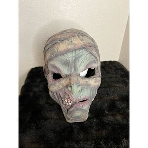 Vintage Halloween Mummy Mummified Corpse‎ Frankenstein Latex Mask Rubies